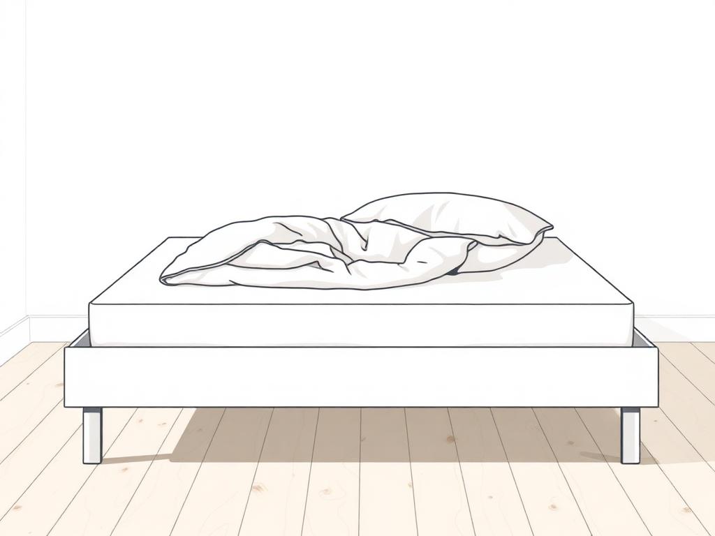 Illustration : Luxirest Ensemble matelas 90 × 190 cm, couette et oreiller — 1 personne, épaisseur 15 cm